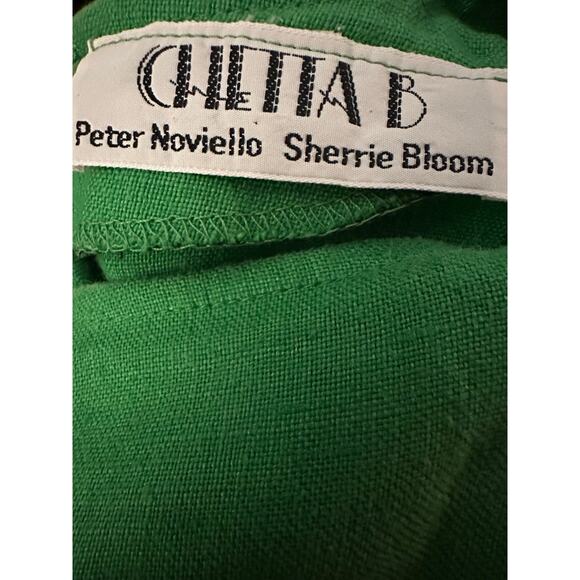 Chetta B 1980's Vintage Shift Dress, Green, Size 12 - Picture 7 of 7